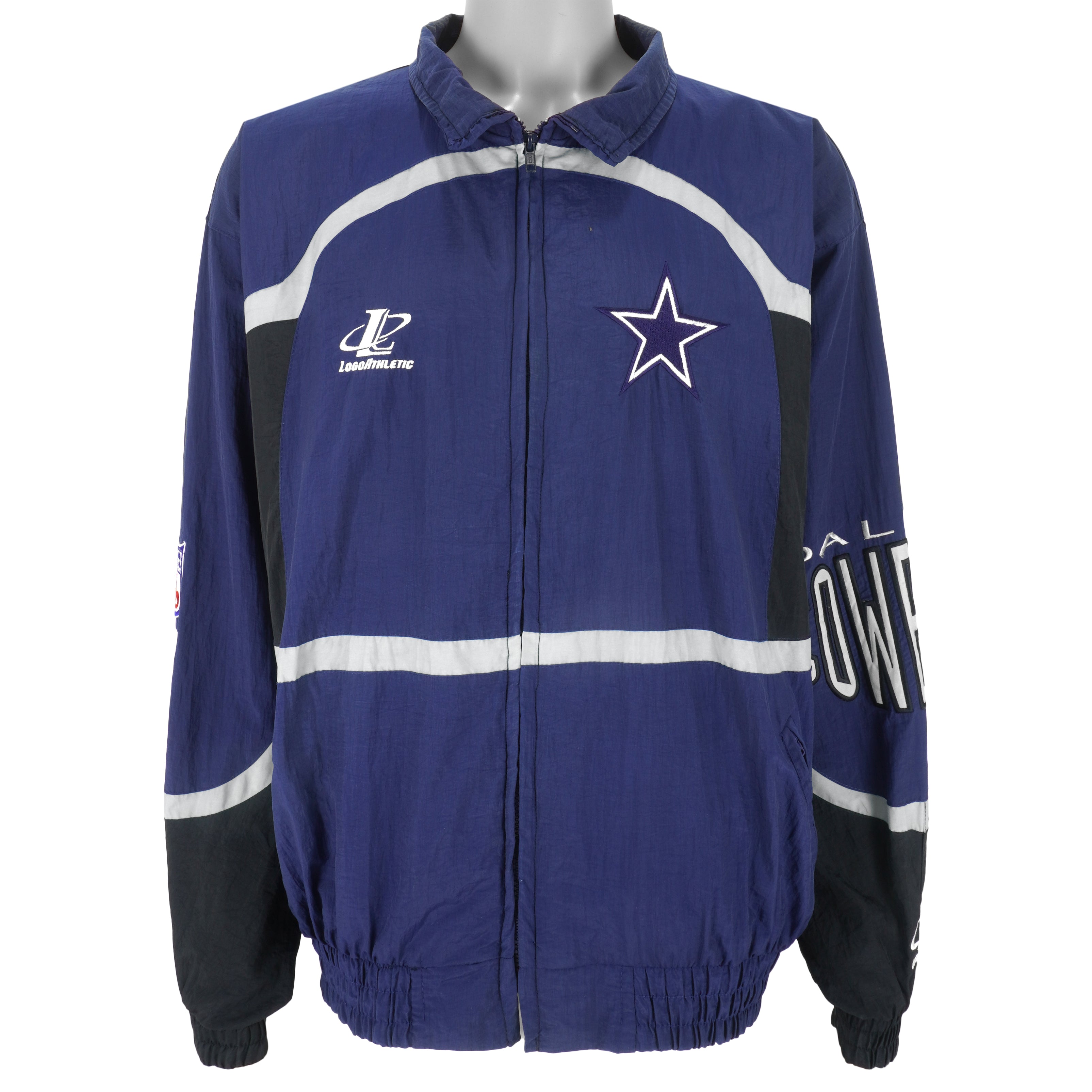 Vintage NFL (Pro Line) - Dallas Cowboys Zip-Up Windbreaker 1990's X-Large –  Vintage Club Clothing