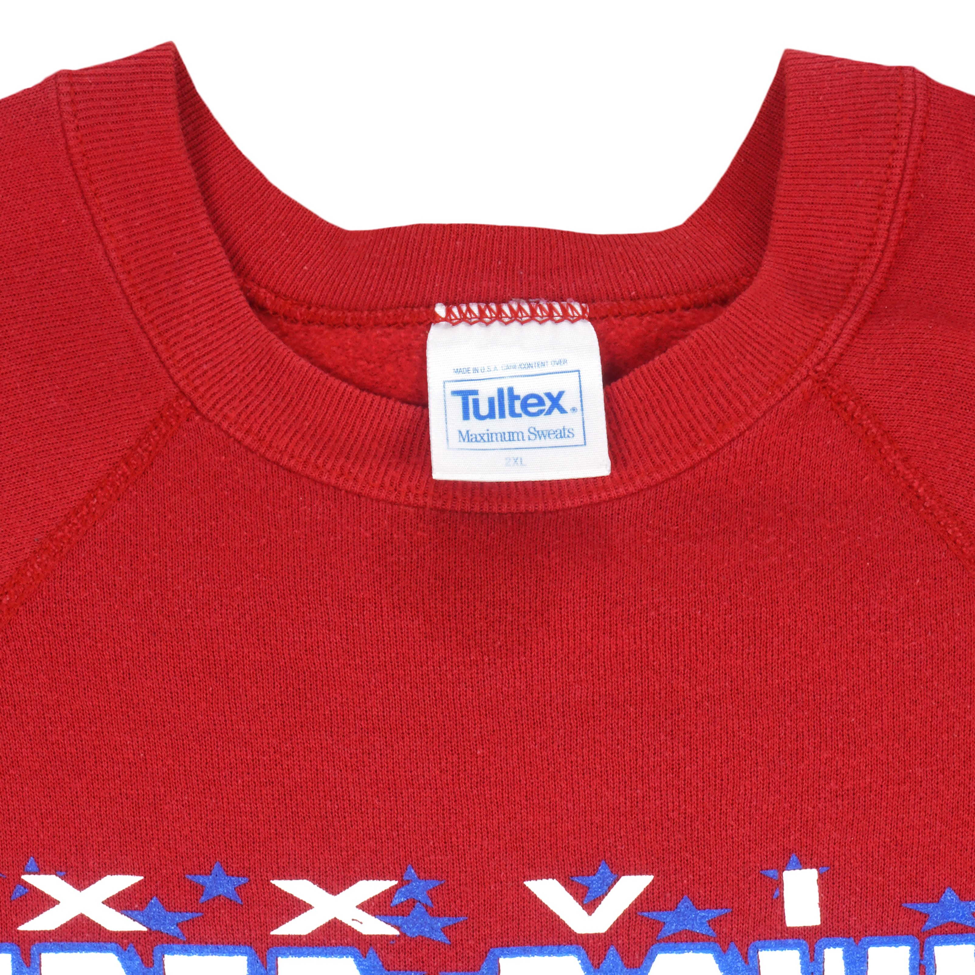 Vintage 1980s Buffalo Bills NFL Raglan Crewneck Sweatshirt / 