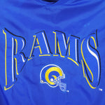 NFL (Logo 7) - St. Louis Rams Pullover Windbreaker 1990s Large Vintage Retro