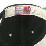 NFL (Sports Specialties) - Los Angeles Raiders Embroidered Logo Snapback Hat 1990s OSFA Vintage Retro