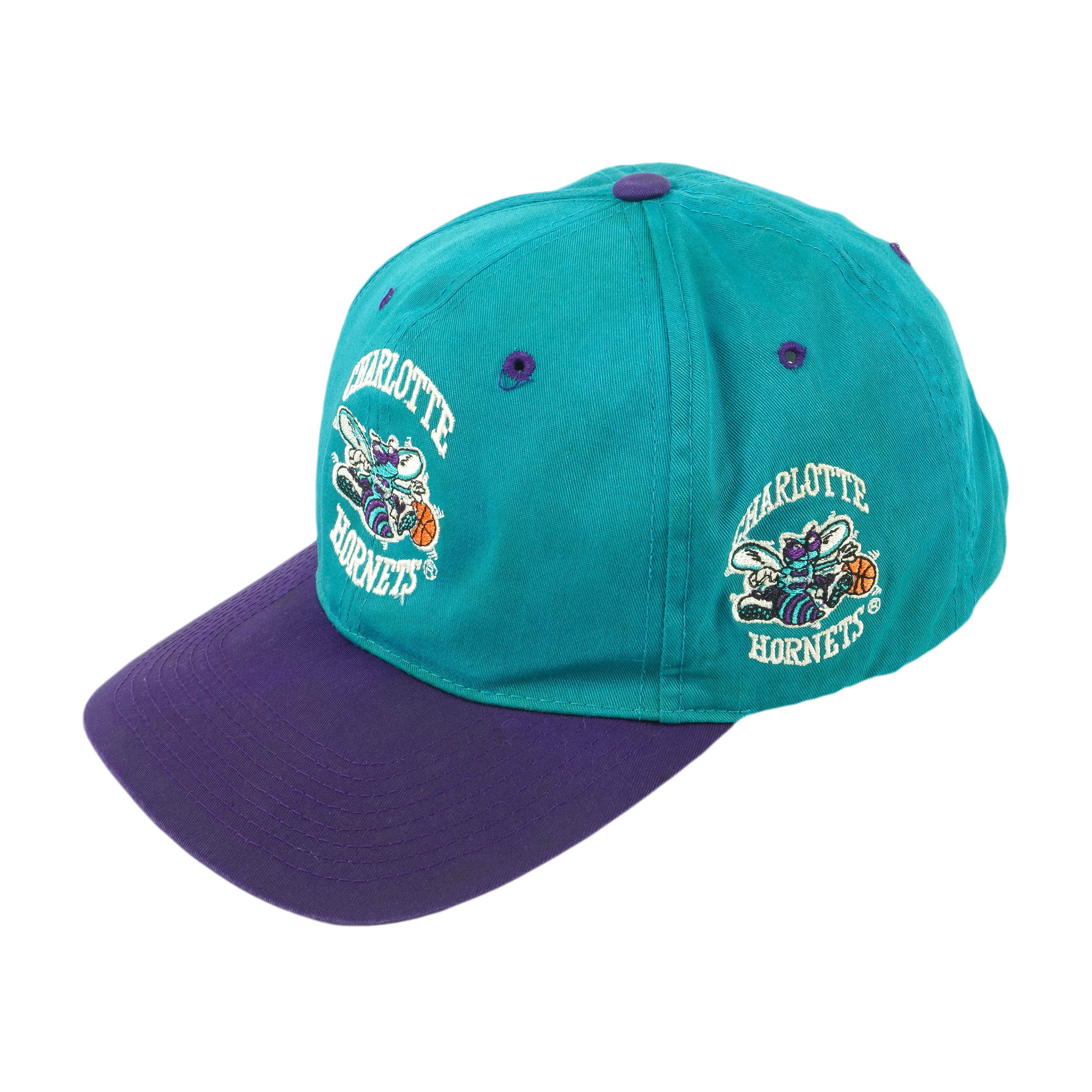 Charlotte Hornets Vintage 90s Starter Snapback Hat- One Size Fits All
