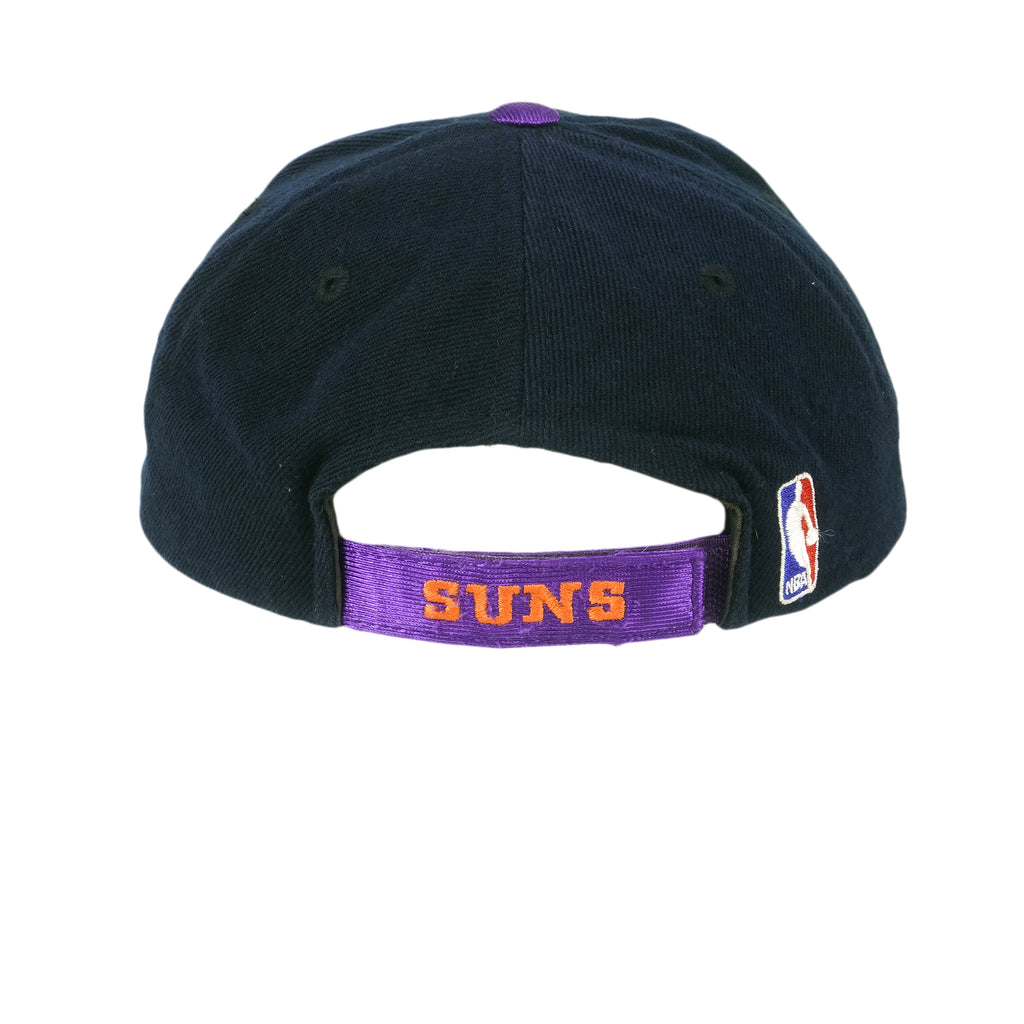 Puma - Phoenix Suns Embroidered Strapback Adjustable Hat 1990s OSFA Vintage Retro Basketball