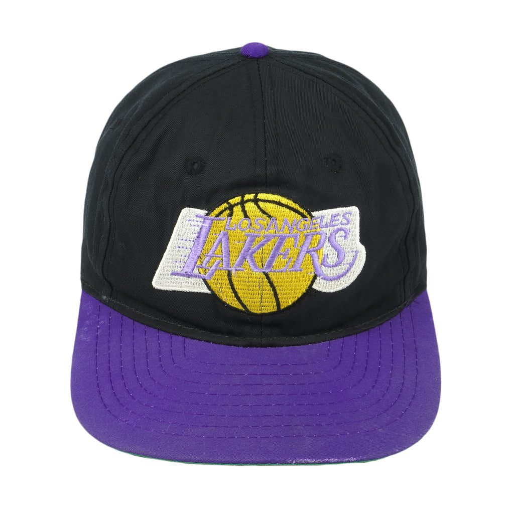 NBA - Los Angeles Lakers Embroidered Logo Snapback Hat OSFA Vintage Retro