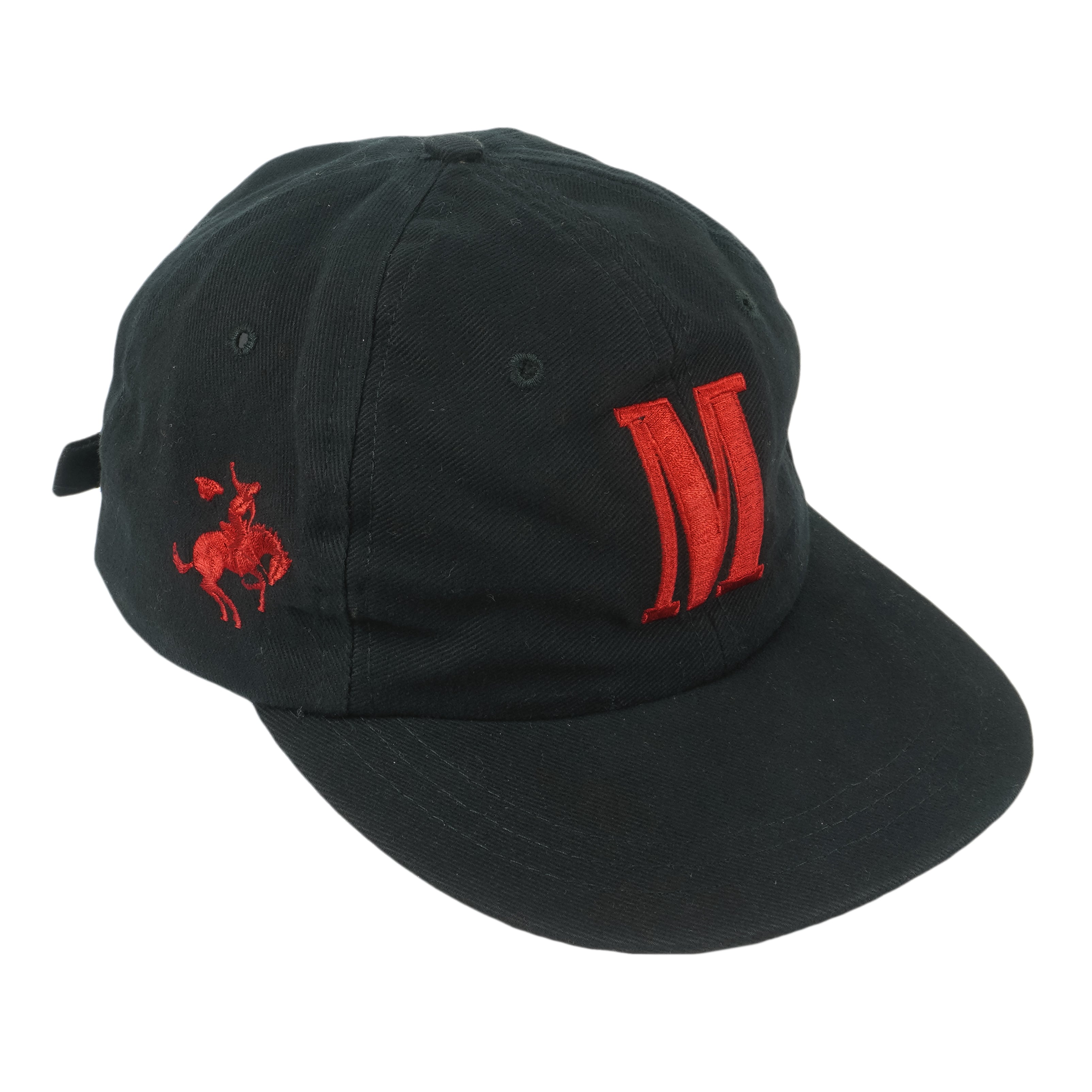 Marlboro Vintage Black Hat With Embroidered Red m 