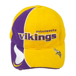 NFL - Minnesota Vikings 3D Puff Embroidered Strapback Hat 1990s OSFA Vintage Retro