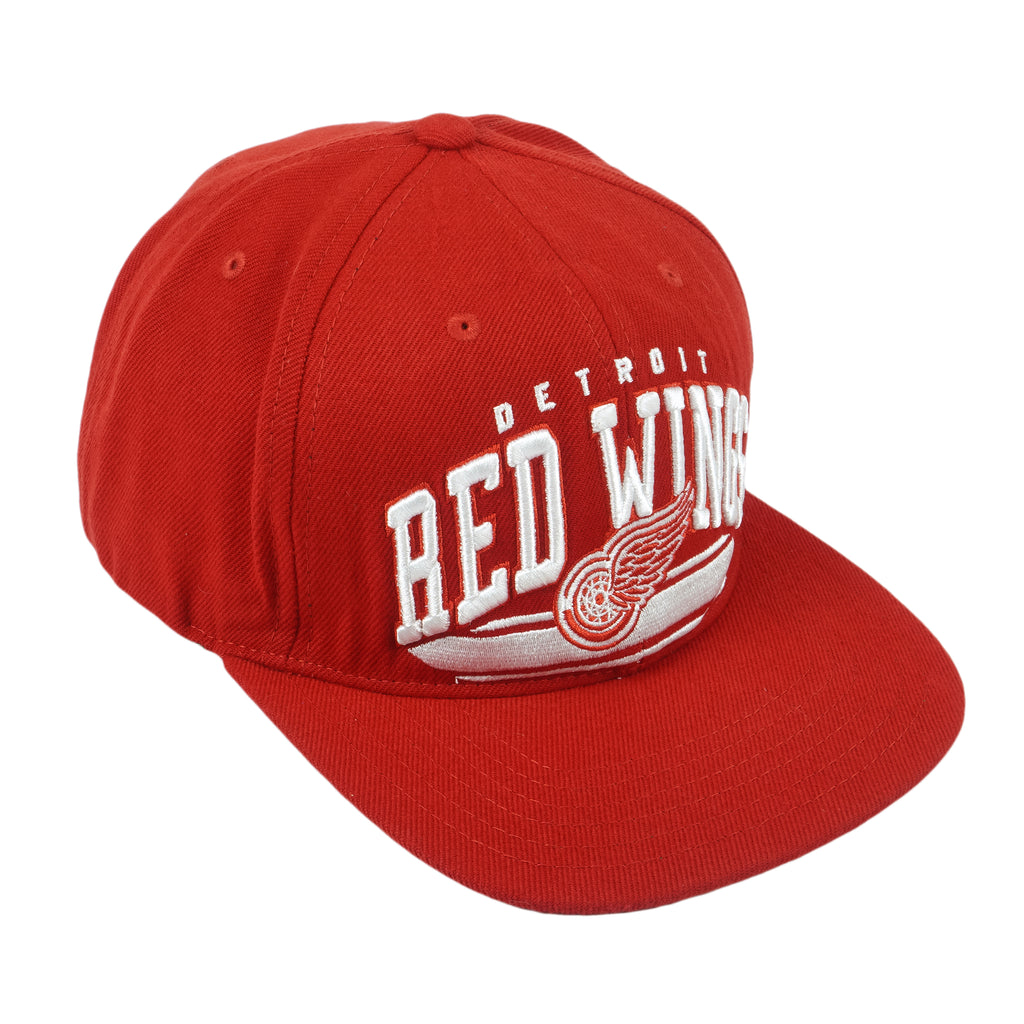 NHL (American Needle) - Detroit Red Wings 3D Puff Embroidered Snapback Hat 1990s OSFA Vintage Retro