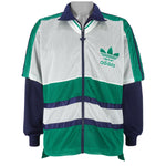 Adidas - Zip-Up Big Logo Track Jacket 1990s Large Vintage Retro