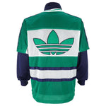 Adidas - Mesh Zip-Up Big Logo Track Jacket 1990s Large