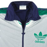 Adidas - Zip-Up Big Logo Track Jacket 1990s Large Vintage Retro