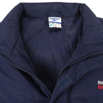 Reebok - Blue Athletic Zip-Up Jacket 1990s X-Large Vintage Retro