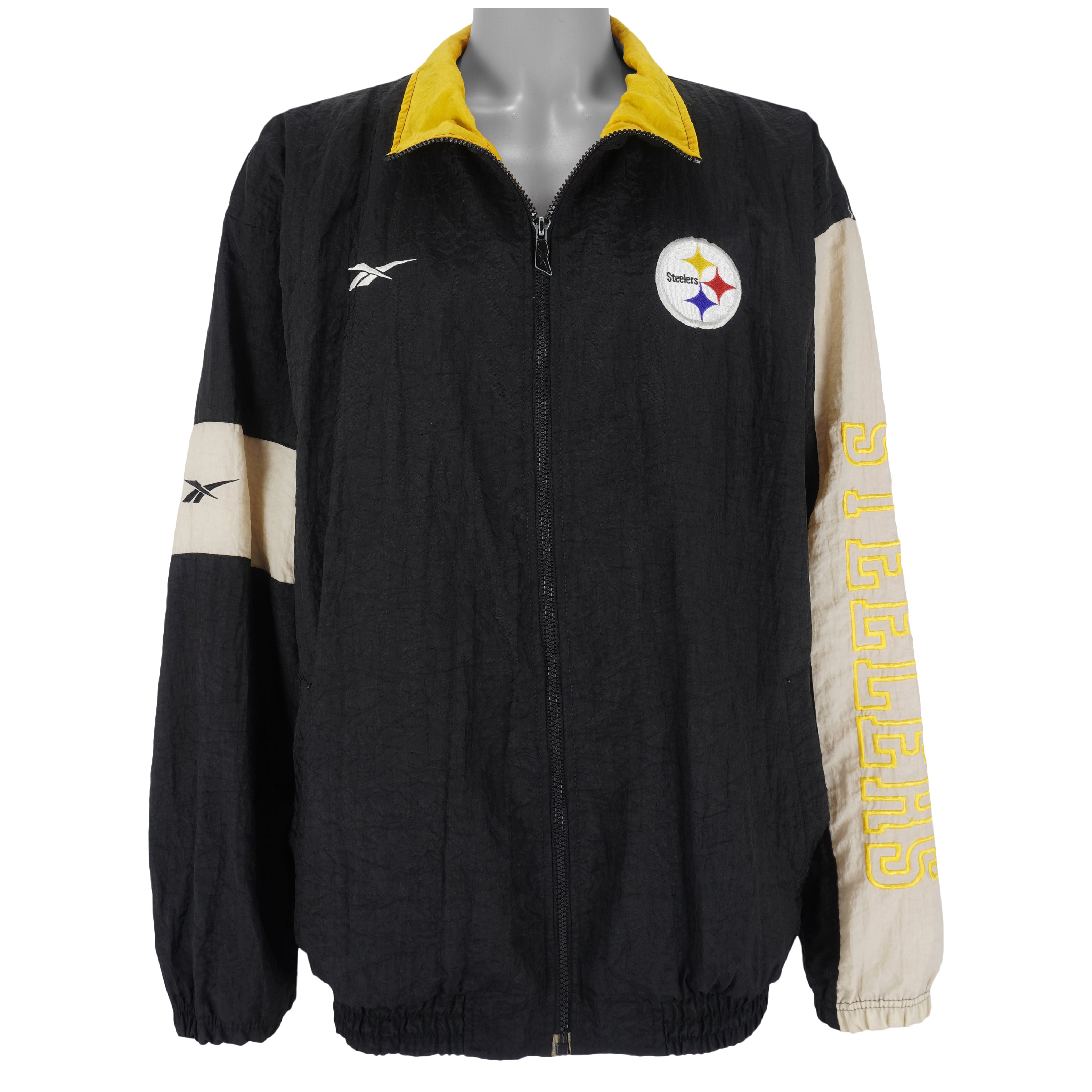 Reebok Pittsburgh Steelers Football Club Hoodie Sweatshirt– VNTG Shop