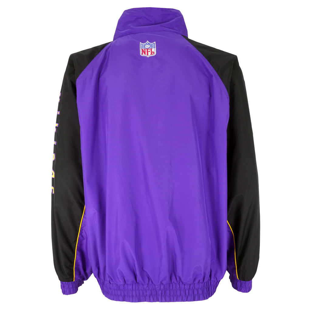 Puma - Minnesota Vikings Zip-Up Windbreaker 1990s X-Large Vintage Retro Football