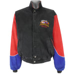 NASCAR - Speed Park Myrtle Beach Zip-Up Jacket 1990s Large Vintage Retro