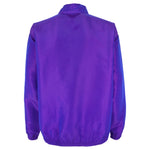 Surf Style - Purple 1/4 Zip Windbreaker 1990s X-Large Vintage Retro