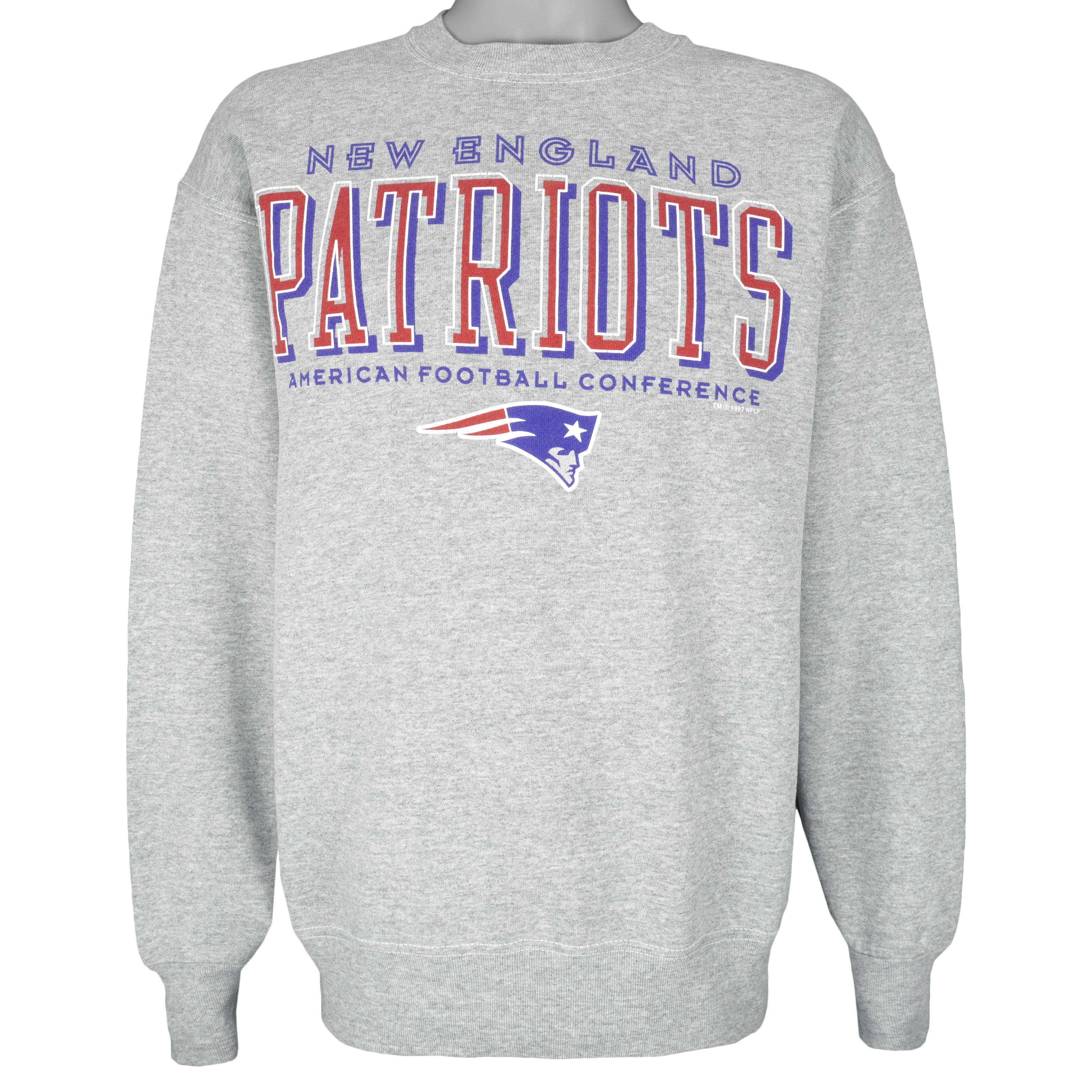 Vintage Patriots AFC Championship Crew Neck Sweatshirt - Size