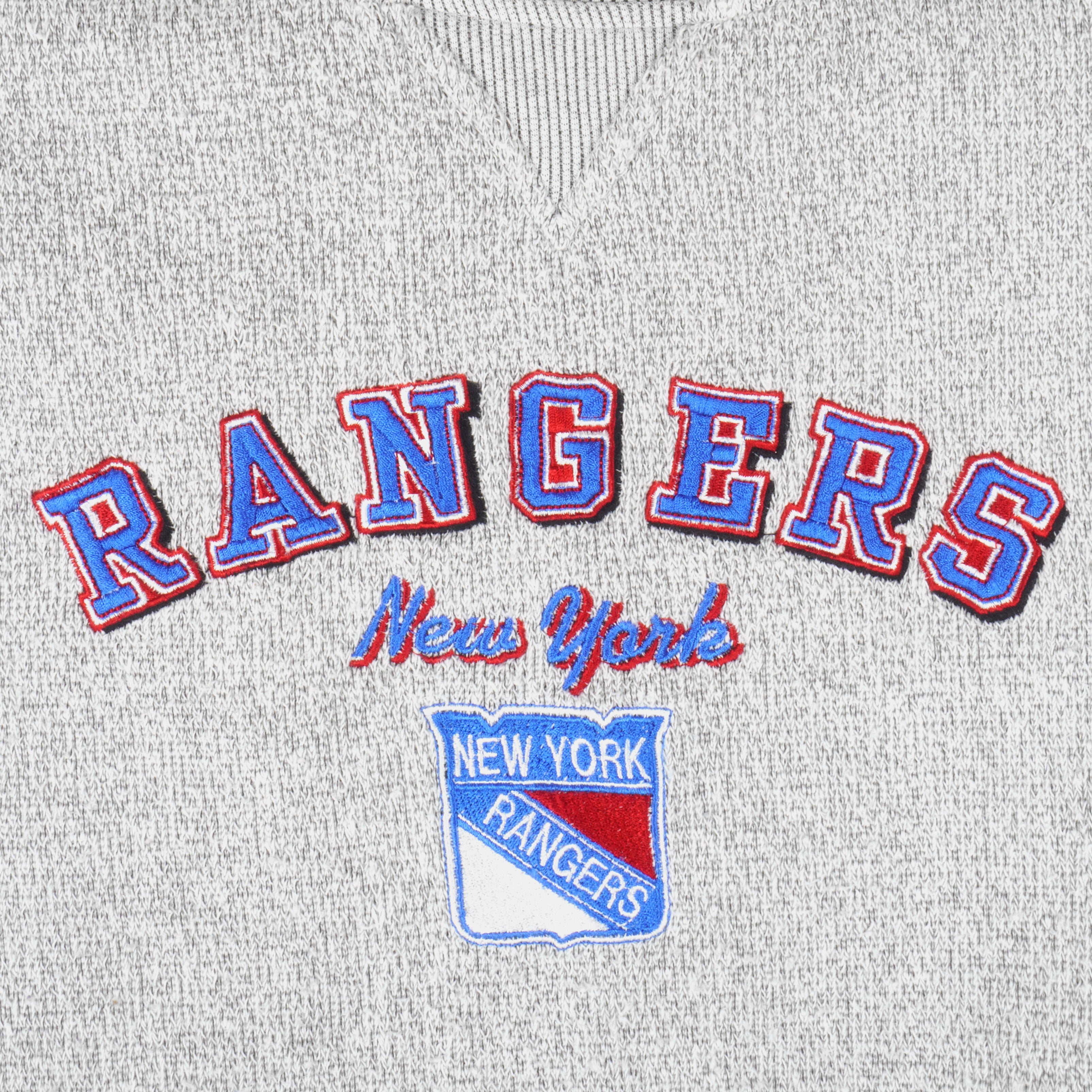 New York Rangers 90's Vintage NHL Crewneck Sweatshirt Red / L