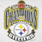 NFL - Pittsburgh Steelers, AFC Champions Sweatshirt 1995 Large Vintage Retro Football