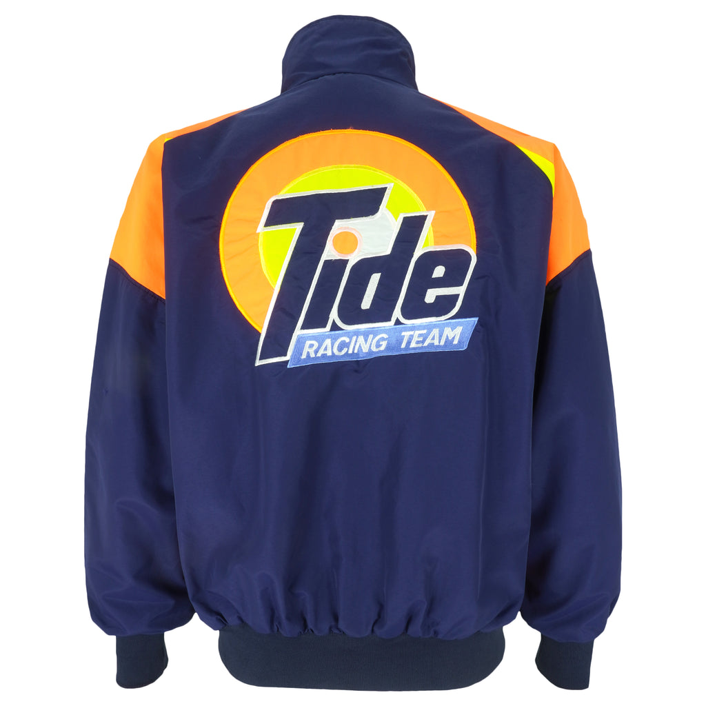 NASCAR - Tide Racing Team Zip-Up Jacket 1990s Large Vintage Retro