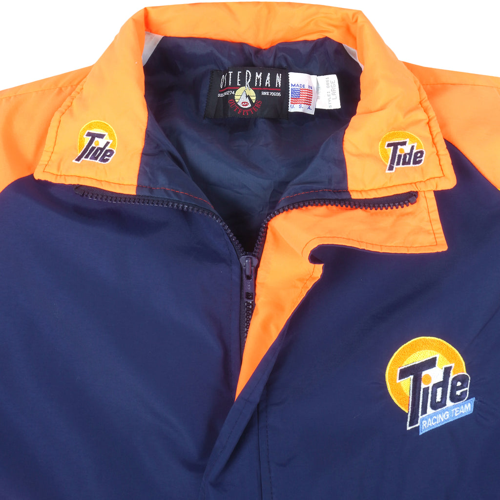 NASCAR - Tide Racing Team Zip-Up Jacket 1990s Large Vintage Retro