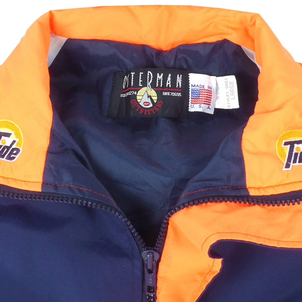 NASCAR - Tide Racing Team Zip-Up Jacket 1990s Large Vintage Retro