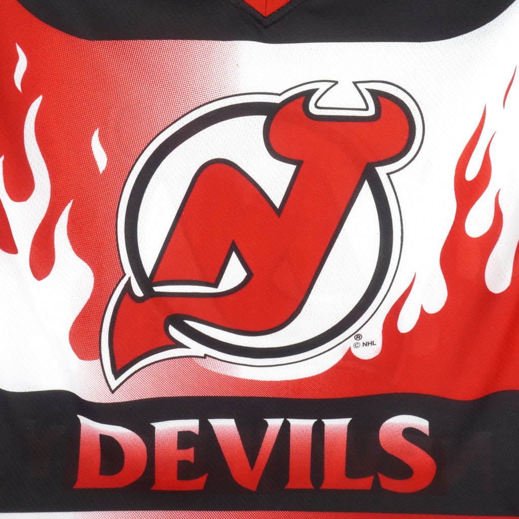 Starter - New Jersey Devils Hockey Jersey 1990s X-Large Vintage Retro Hockey