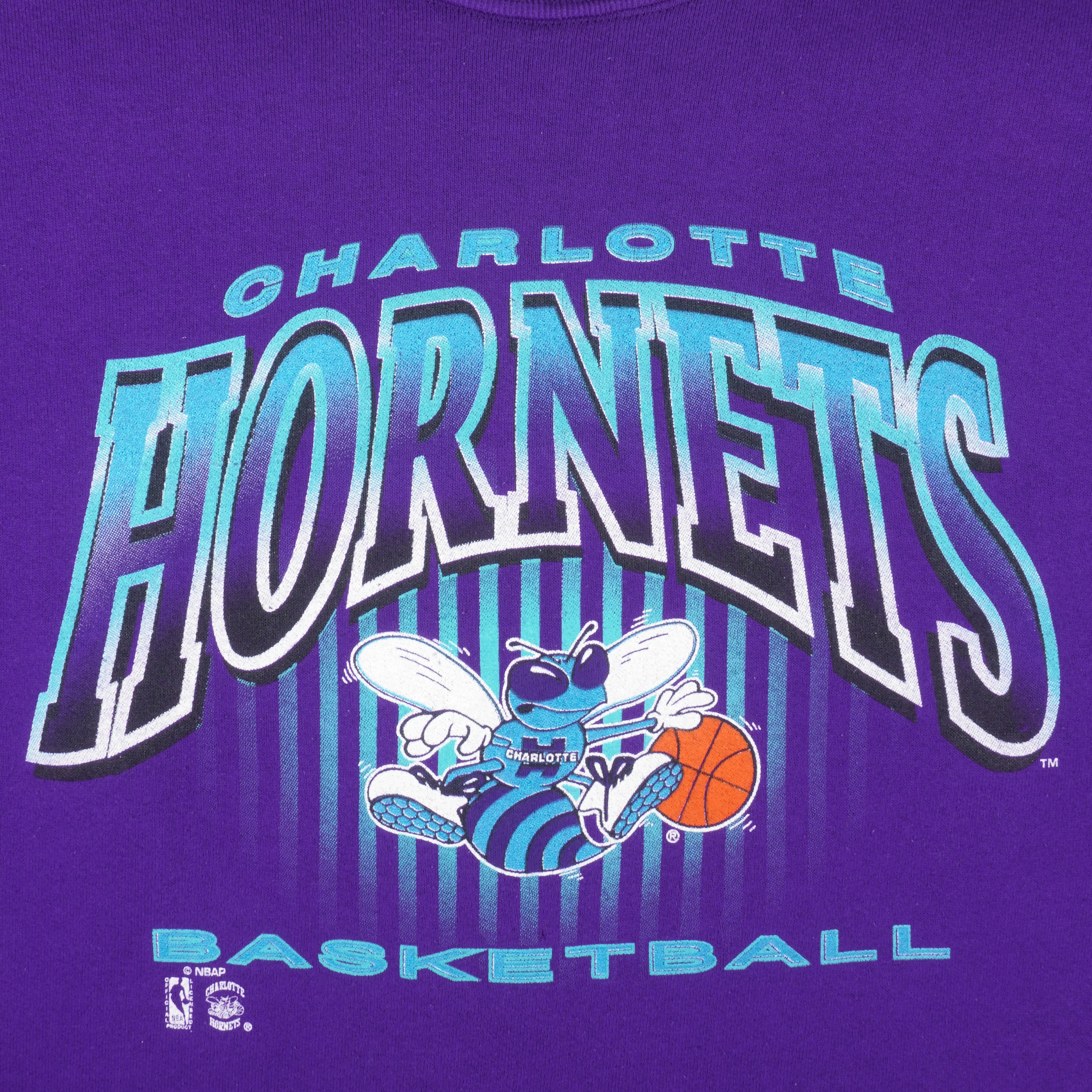 Vintage 1990s Charlotte Hornets Logo 7 Sweatshirt -  Denmark