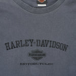 Harley Davidson - Grey Embroidered Crew Neck Sweatshirt 1990s XX-Large Vintage Retro