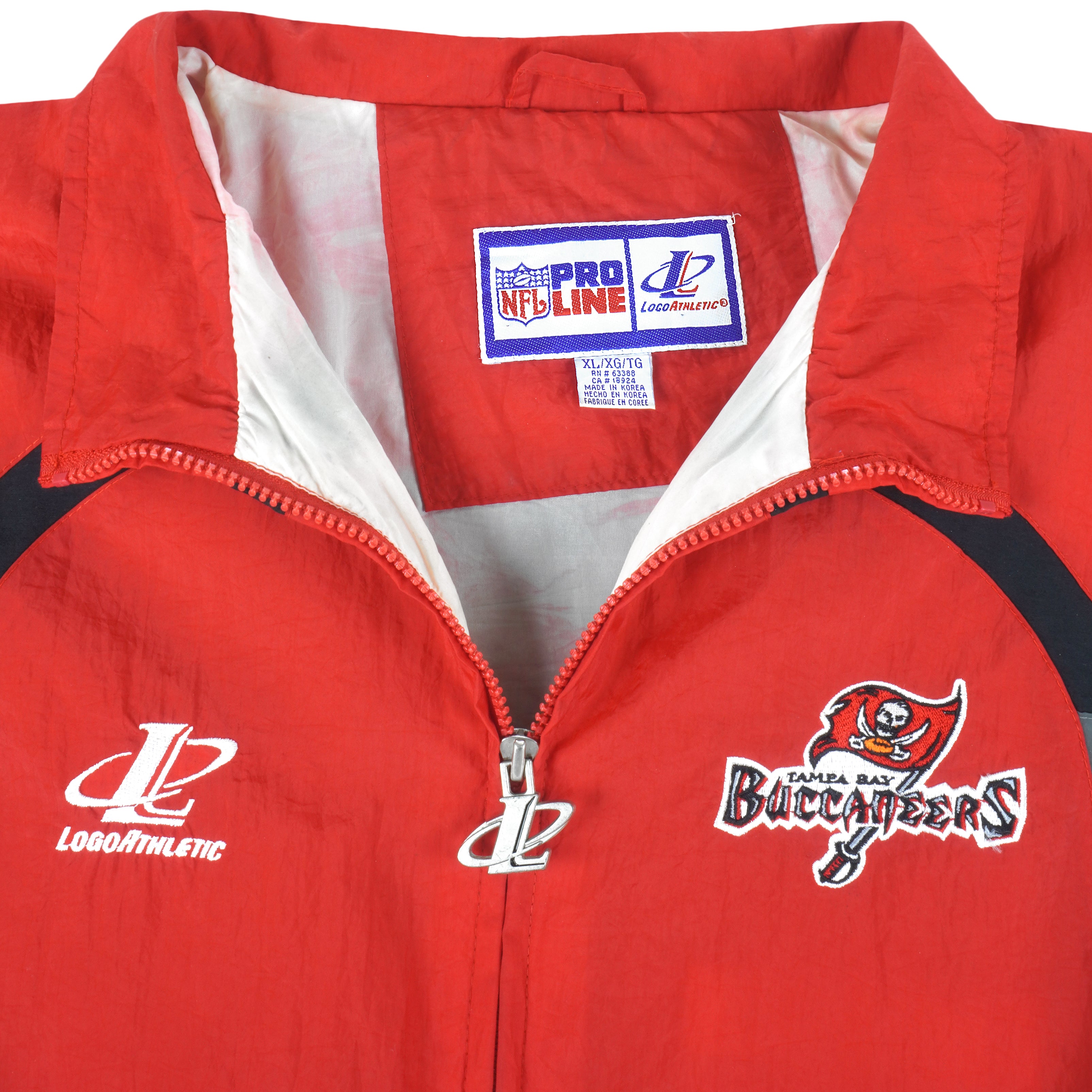 Vintage NFL Tampa Bay Buccaneers Hoodie Red XL 