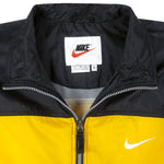 Nike - Black Zip-Up 1990s Medium Vintage Retro