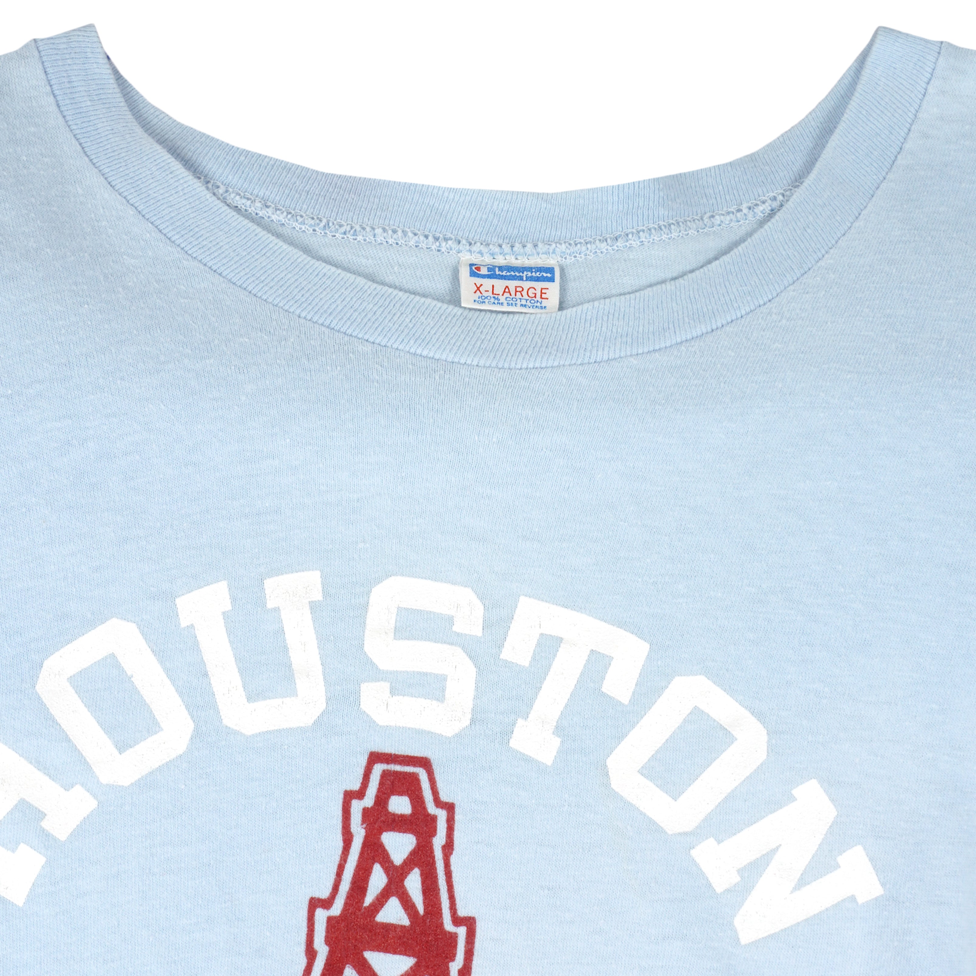 90s Houston Oilers Champion T-Shirt Medium