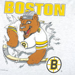 NHL (Nutmeg) - Boston Bruins Breakout T-Shirt 1990s X-Large Vintage Retro Hockey
