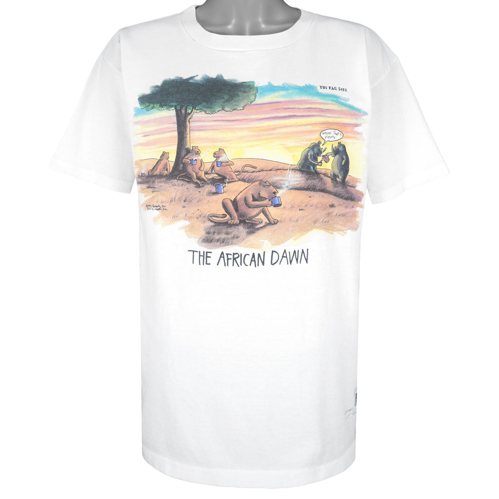 Vintage (The Far Side) - African Dawn T-Shirt 1987 X-Large Vintage Retro