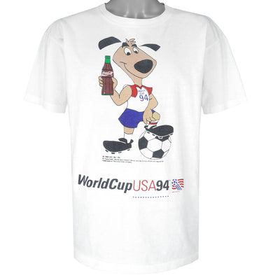 Solid Threads United States Soccer Gooaalll Graphic Tee | Vintage World Cup T-Shirt Royal / XX-Large