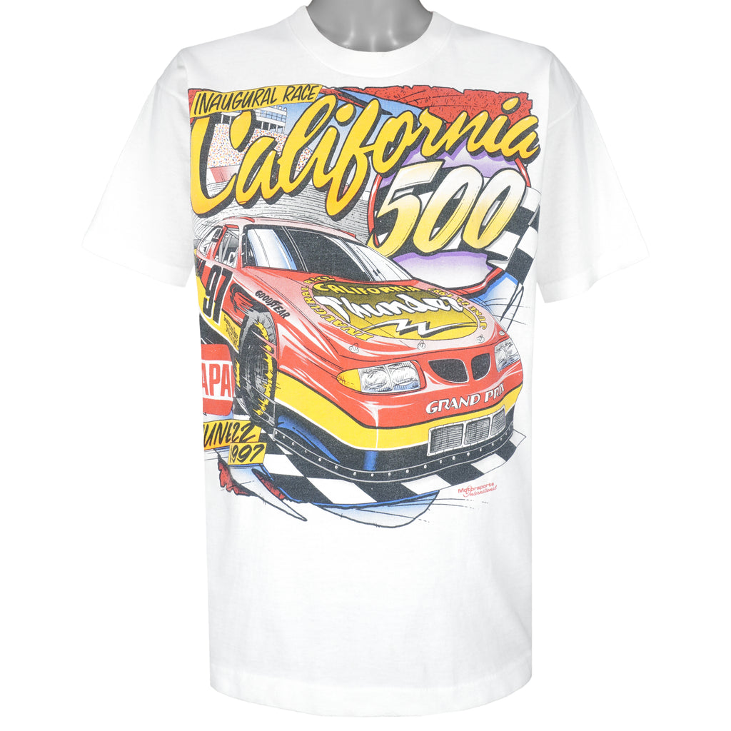 NASCAR - California 500 Inaugural Race Grand Prix T-Shirt 1997 Large Vintage Retro