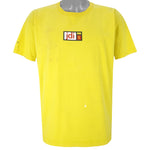 Nike - Yellow Just Do It T-Shirt 1990s X-Large