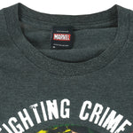 Marvel - Spiderman Fighting Crime T-Shirt 1990s XX-Large Vintage Retro