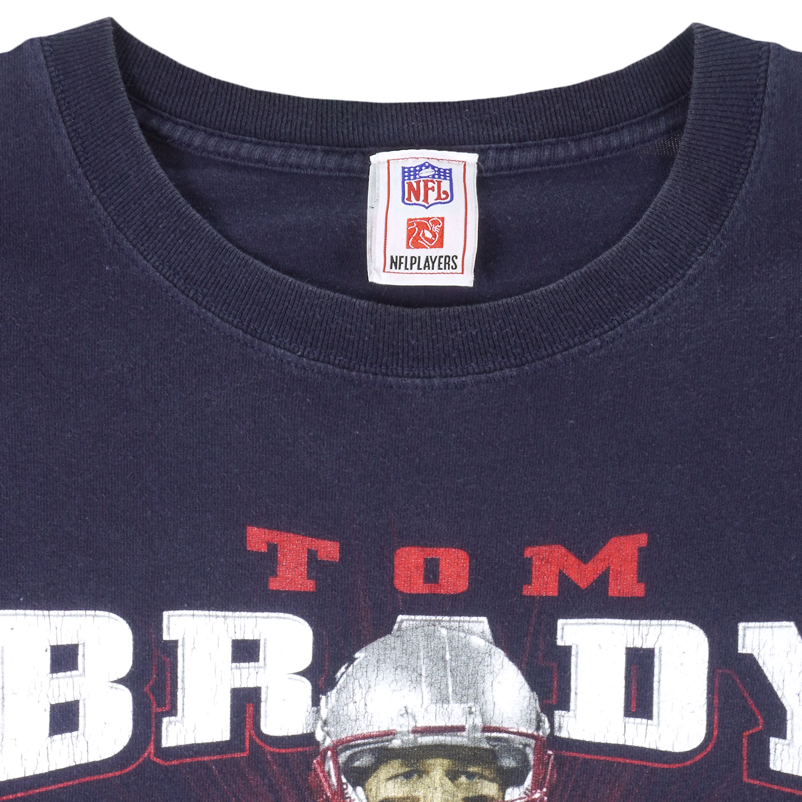 NFL New England Patriots Tom Brady Superbowl LI MVP T Shirt Size XXL 2XL  Navy