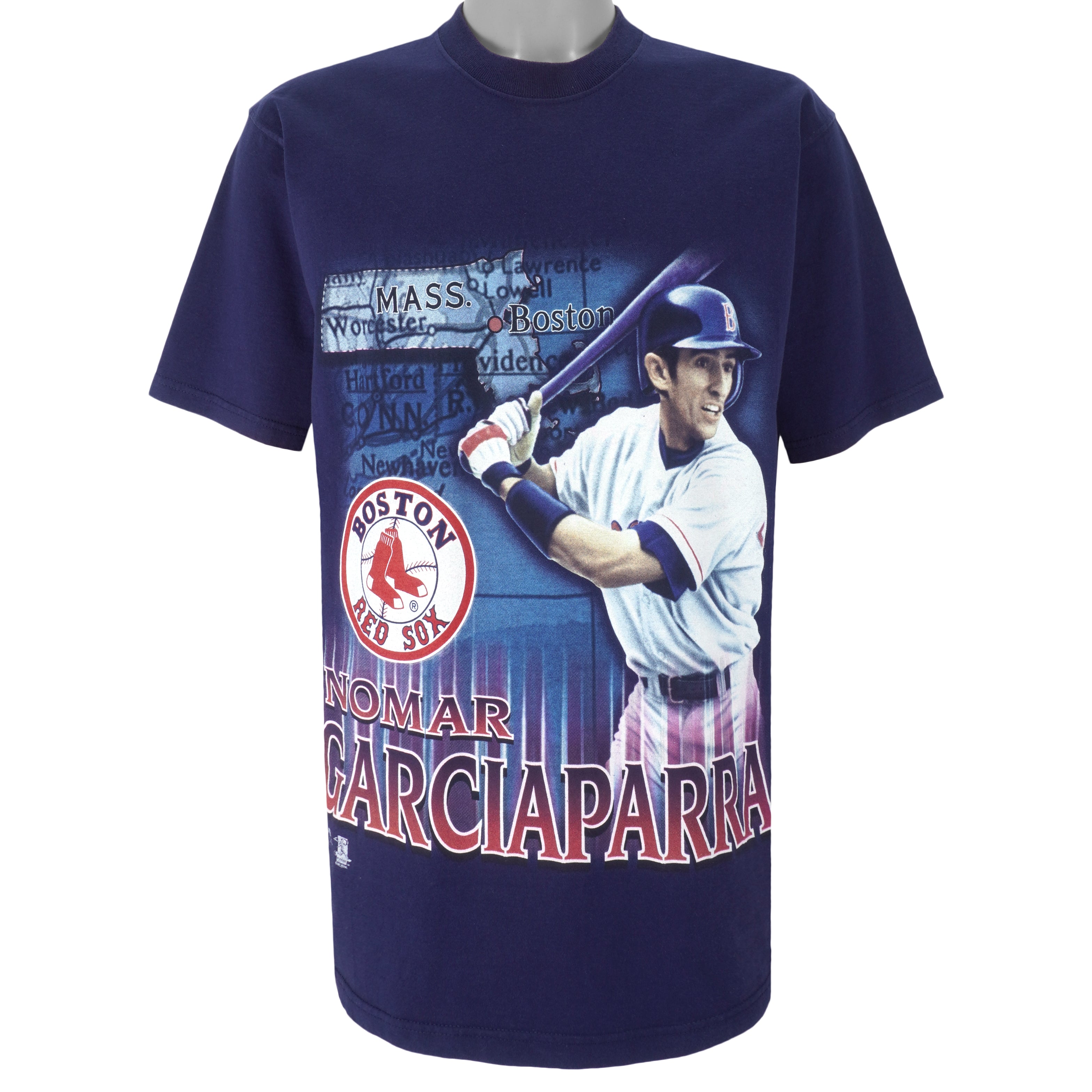 Vintage Boston Red Sox Nomar Garciaparra 5 T Shirt Tee CSA 