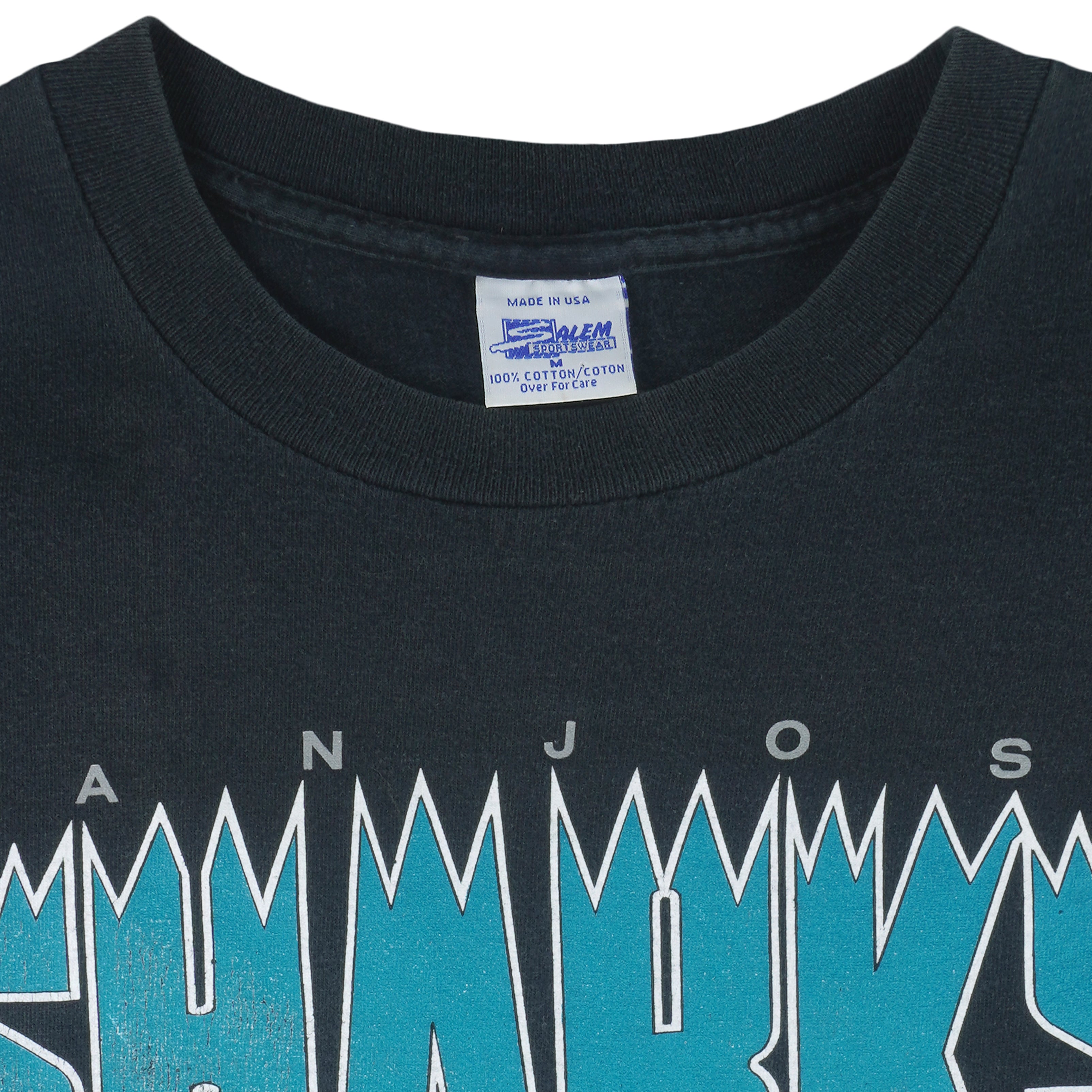 Vintage San Jose Sharks Salem Sportswear Hockey Tshirt, Size