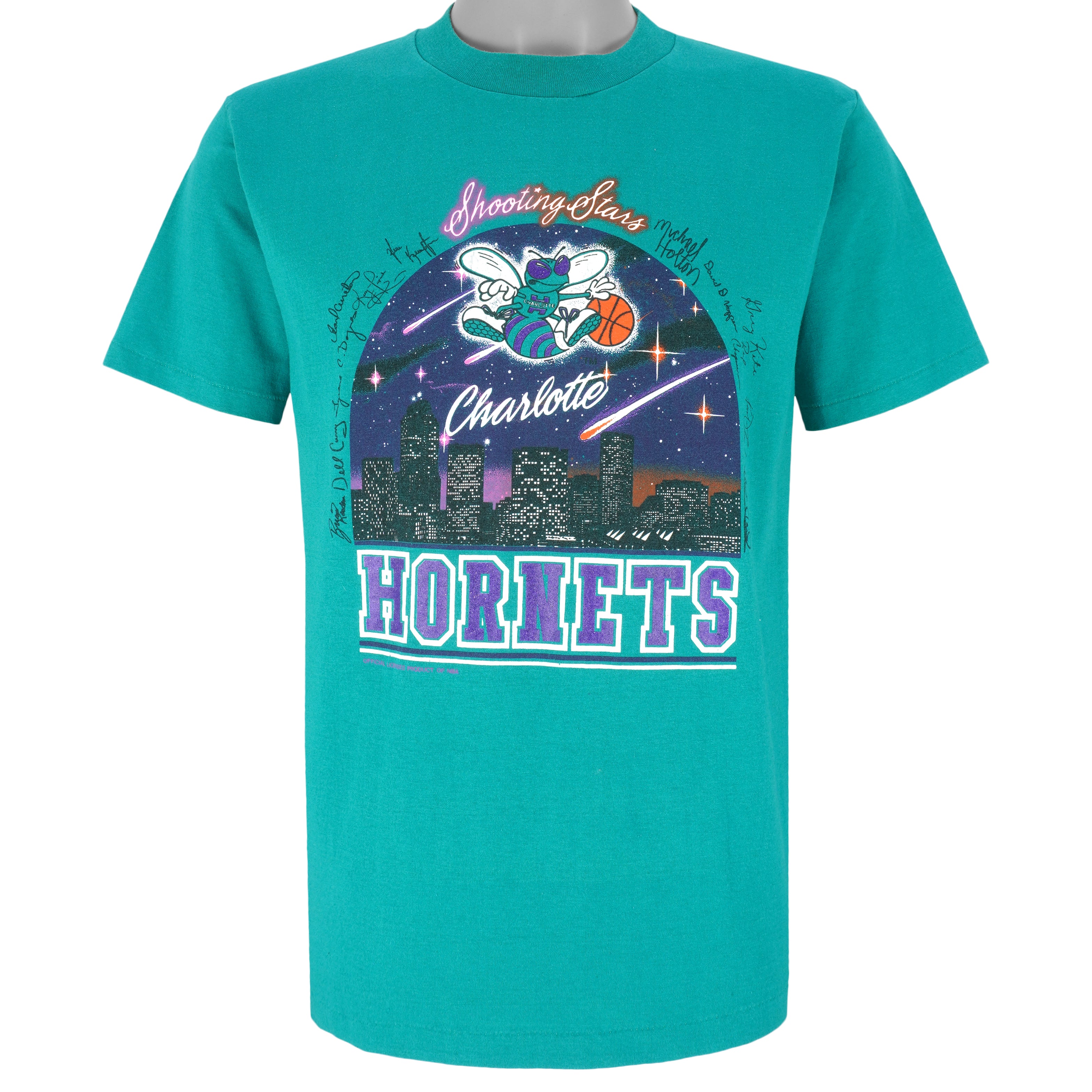 Vintage Starter Charlotte Hornets Shooting Shirt XLarge