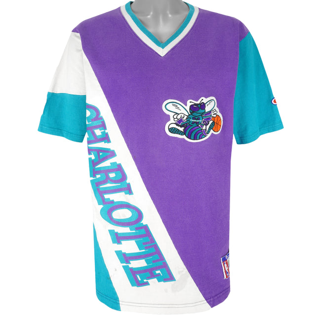 Vintage Starter Charlotte Hornets Shooting Shirt XLarge