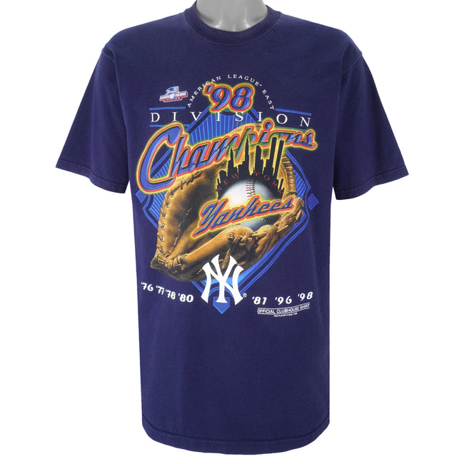 New York Yankees Vintage 90s Champions T-Shirt - Pro Player White Tee - MLB  Baseball - Official Clubhouse Shirt - Size XL - Free SHIPPING