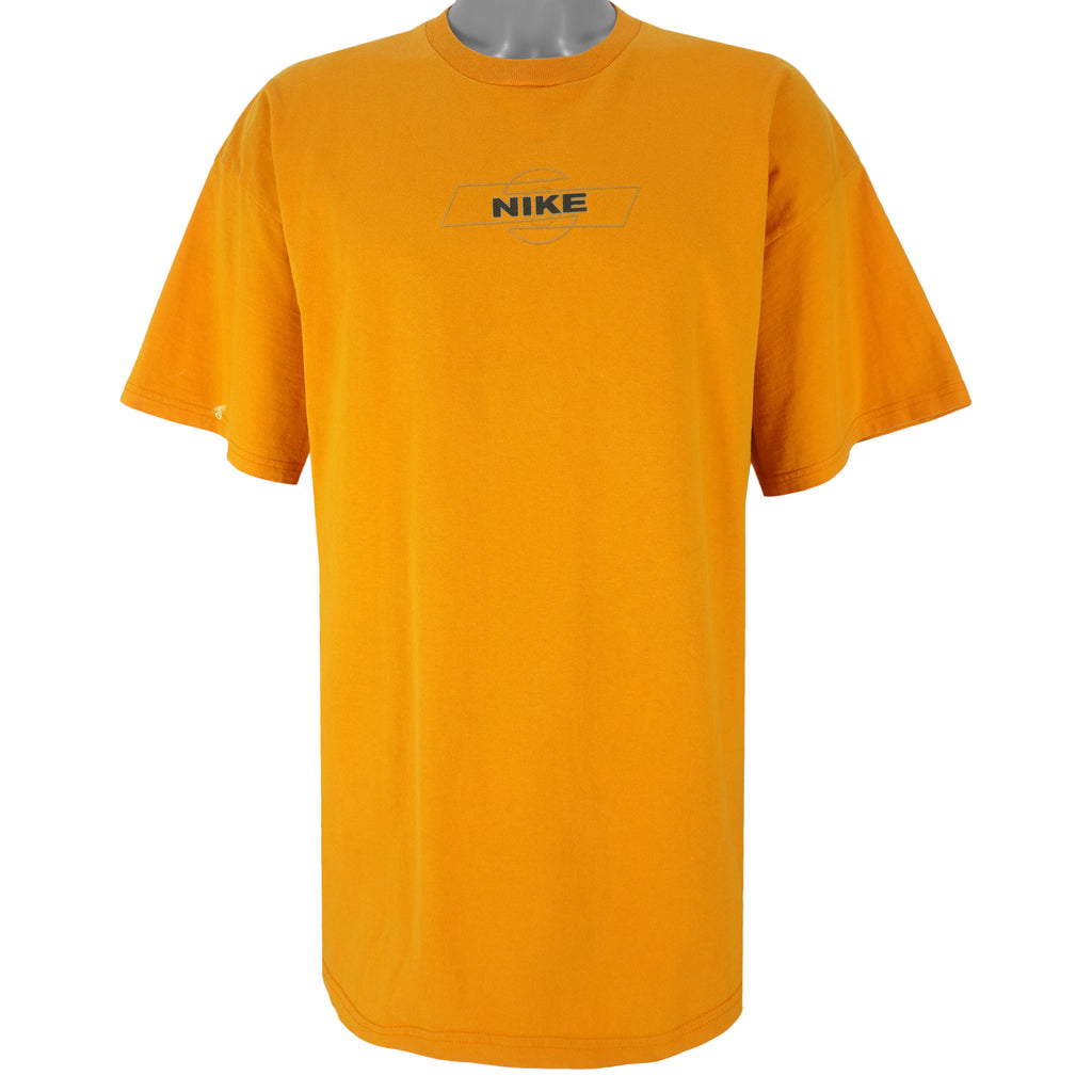 Nike - Yellow Classic T-Shirt 1990s XX-Large Vintage Retro