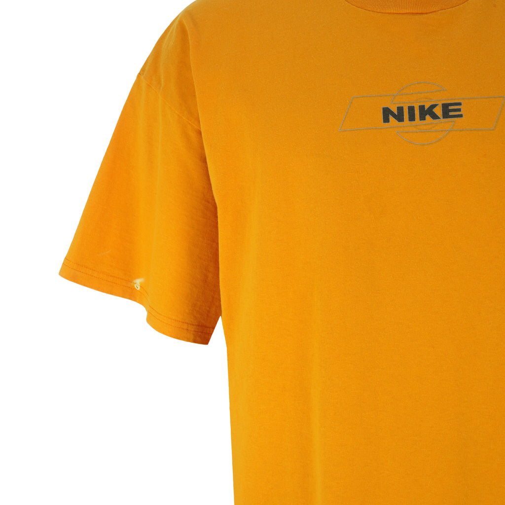 Nike - Yellow Classic T-Shirt 1990s XX-Large Vintage Retro
