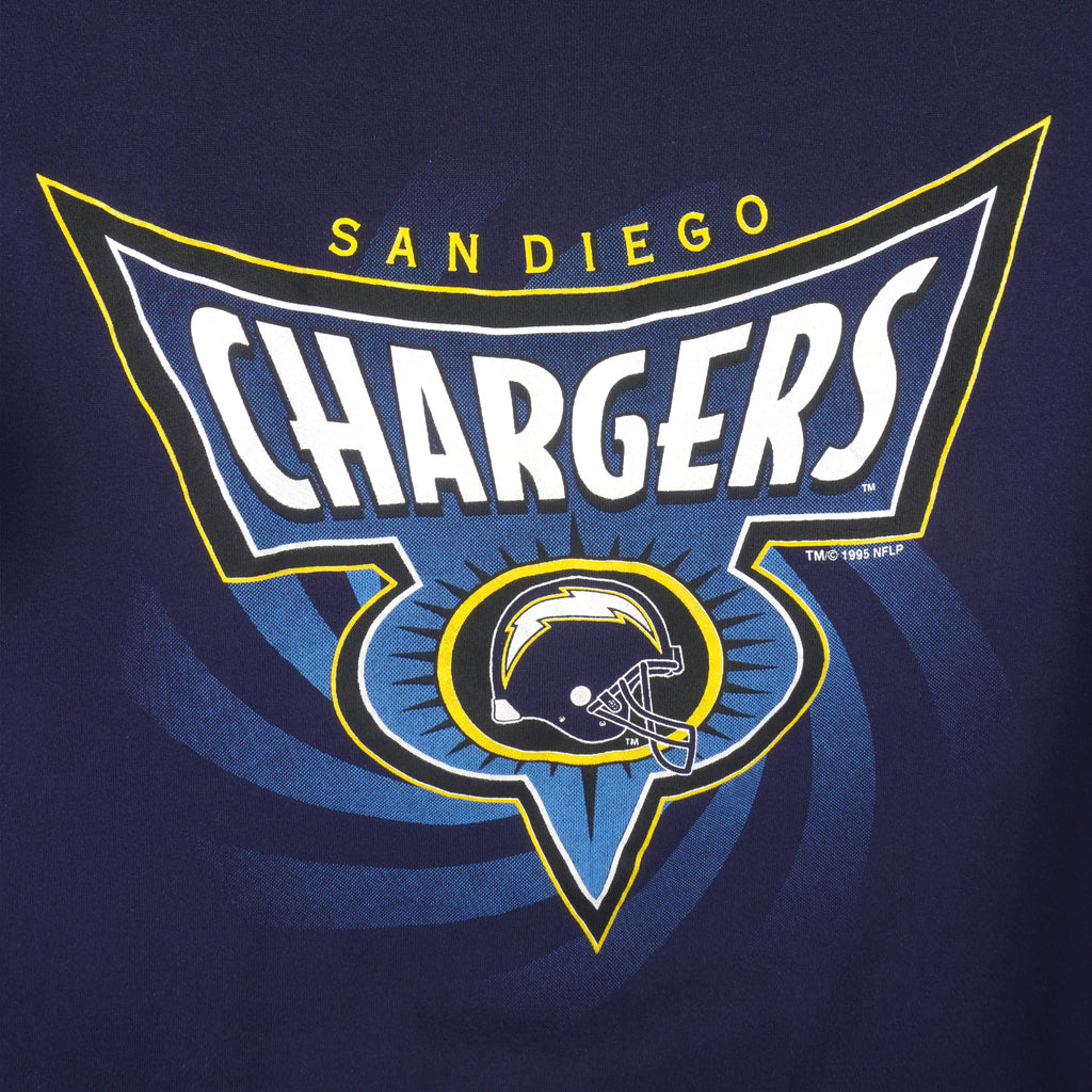 NFL - San Diego Chargers Crew Neck Sweatshirt 1995 XX-Large Vintage Retro Football