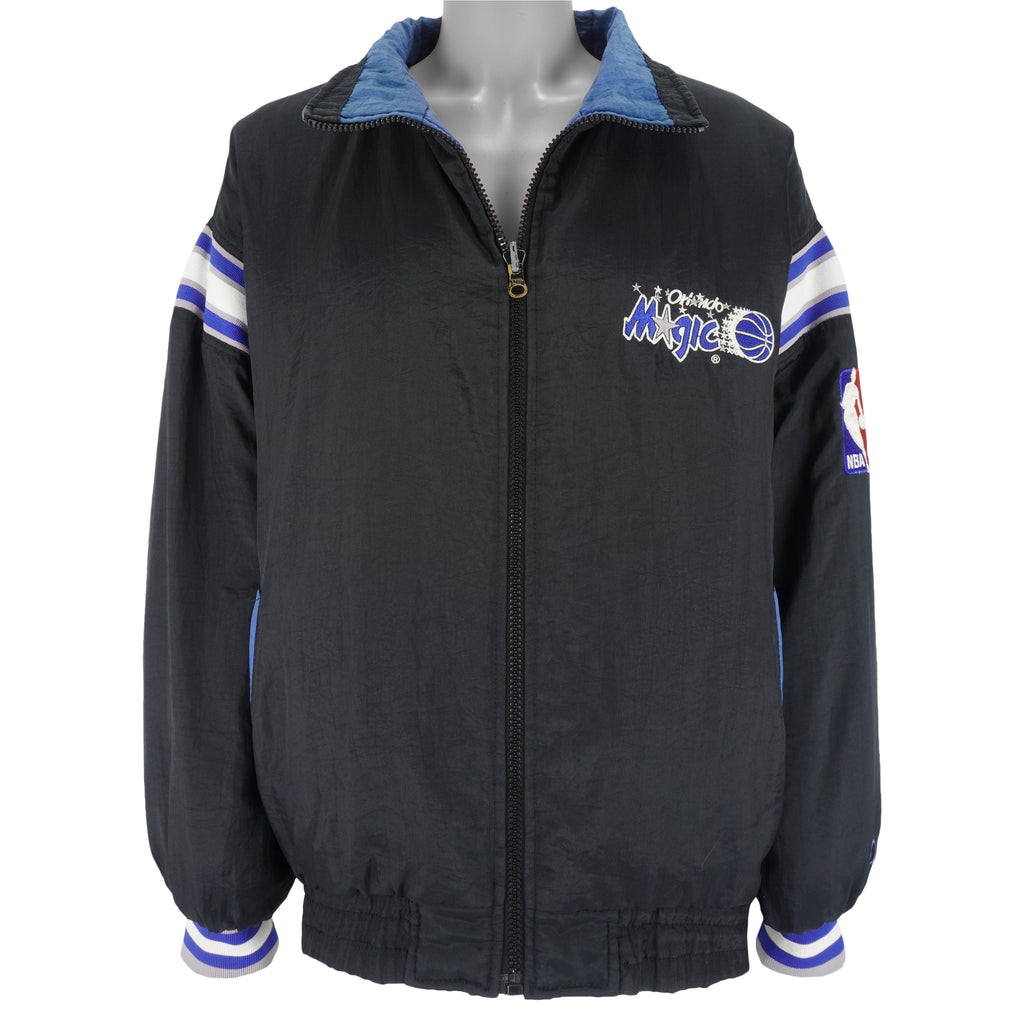 NBA (Pro Player) - Orlando Magic Reversible Warm Jacket 1990s 2X-Large Vintage Retro Basketball