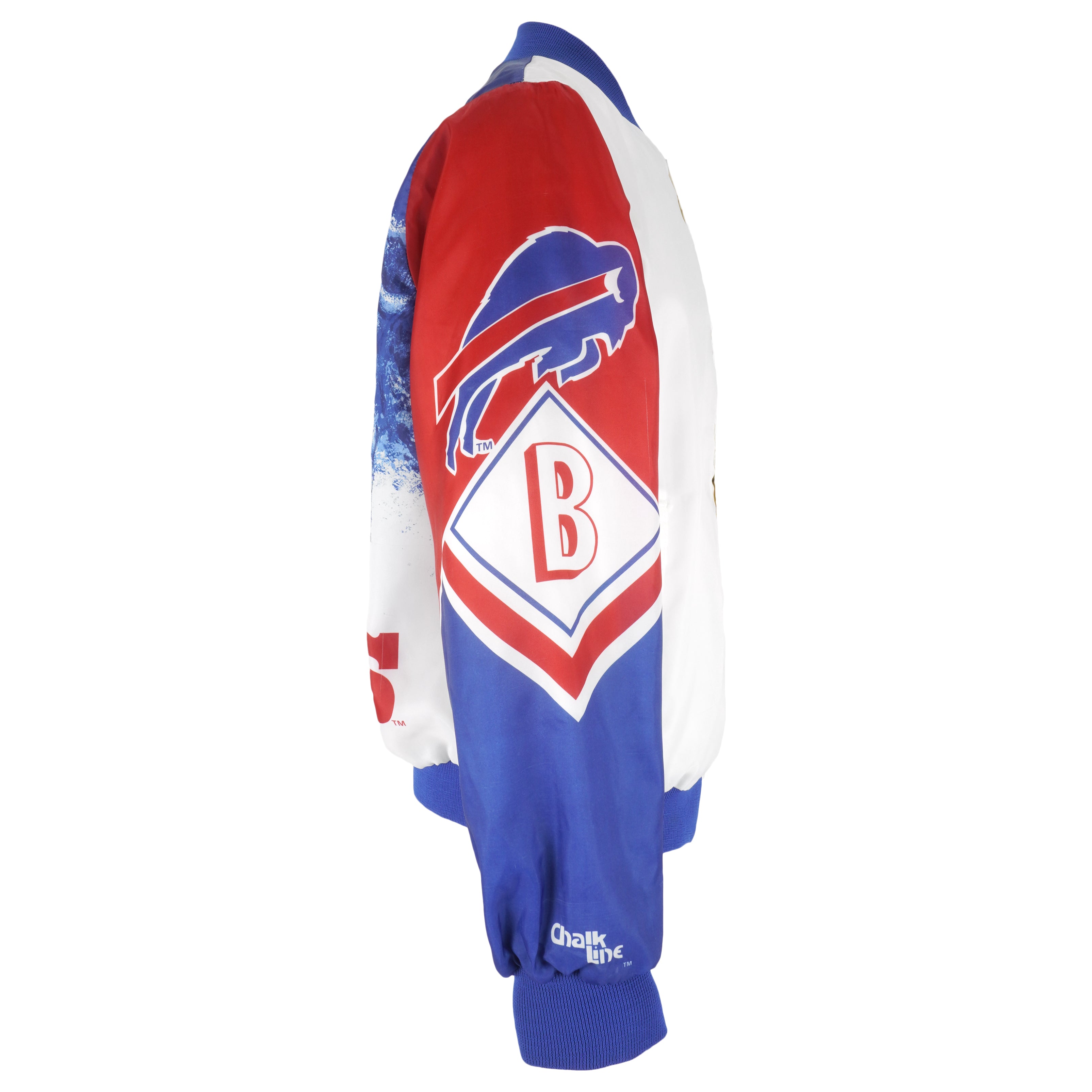 Buffalo Bills Fanimation Satin Jacket L