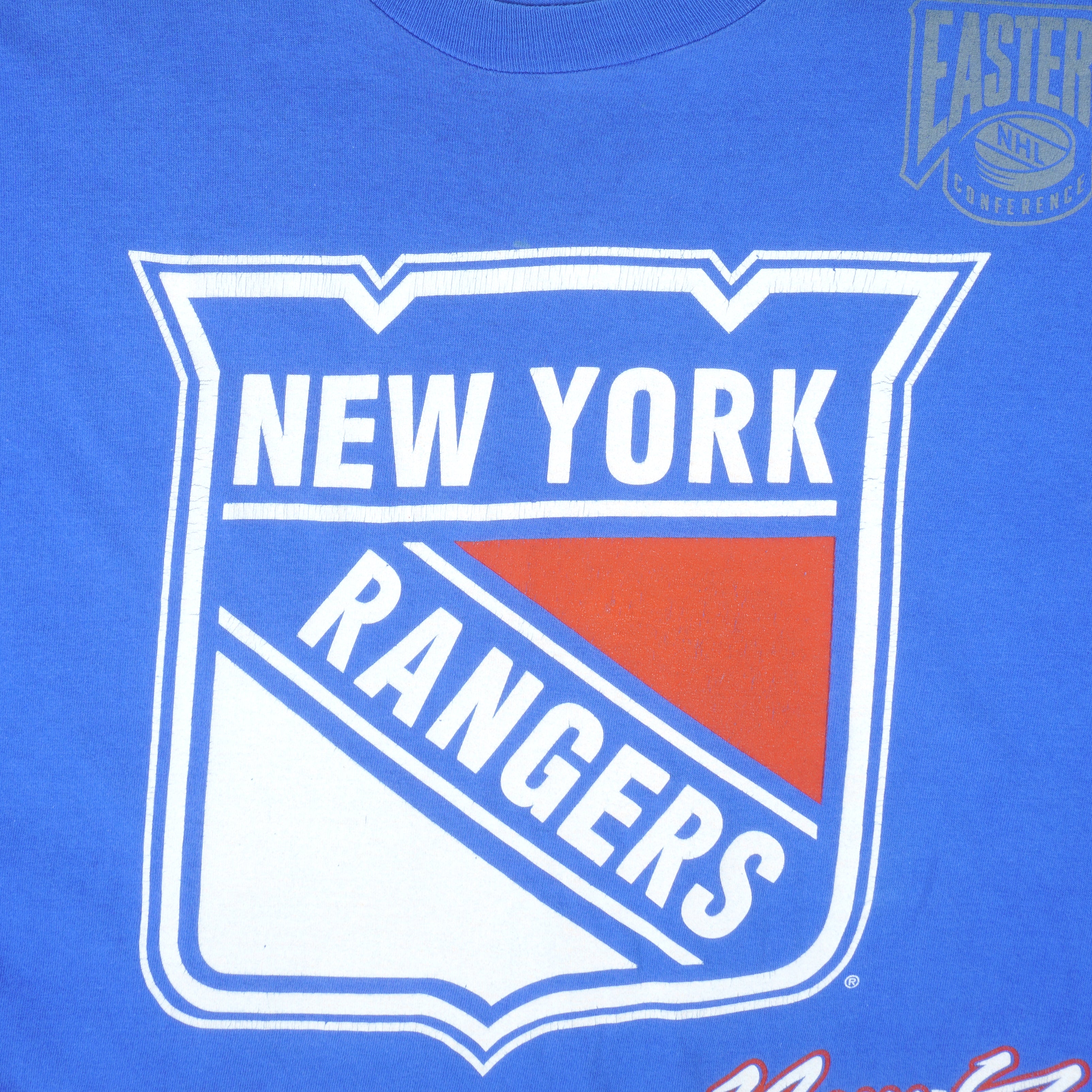 Vintage New York Rangers 1994 Stanley Cup Champions Logo 7 Shirt L NHL