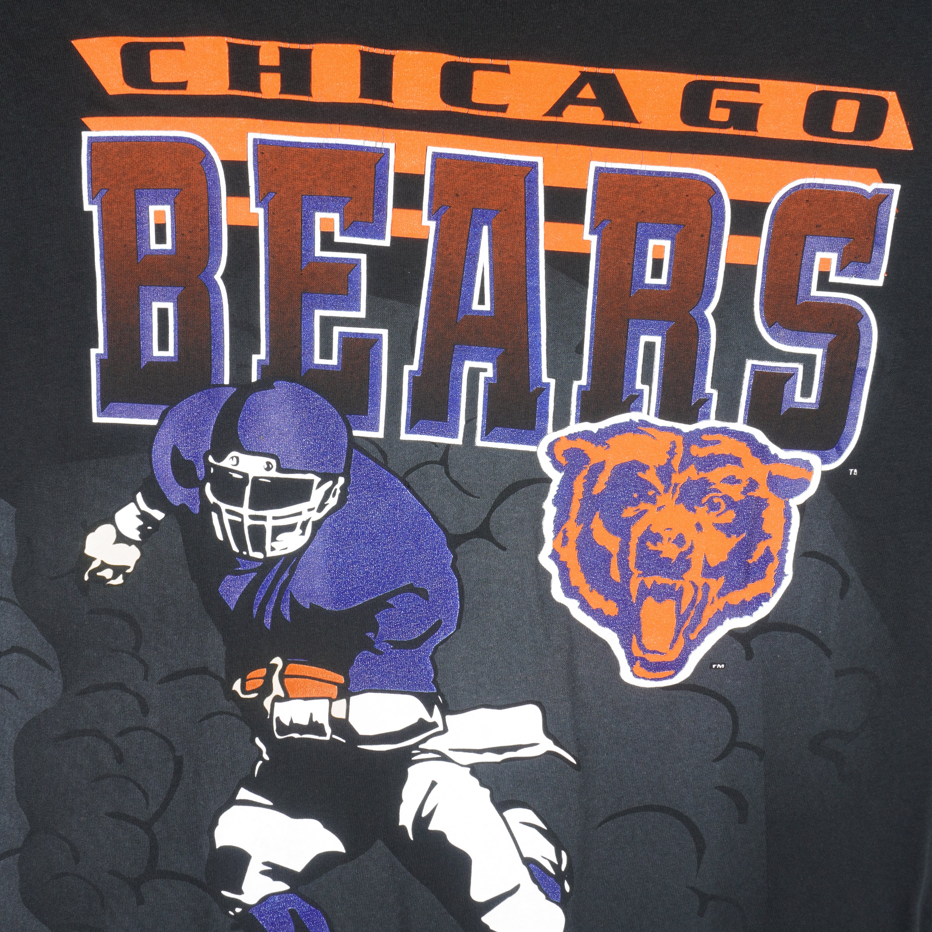 VTG 80s Chicago Bears NFL Single Stitch T-Shirt L