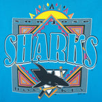 NHL (Competitor) - San Jose Sharks Big Logo T-Shirt 1994 X-Large Vintage Retro Hockey